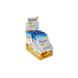 Пастилки с прополисом Propoliz Lozenge Plus Honey Lime and Ginger 8 Tablets x 10pcs (Box)