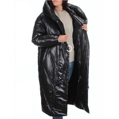 22-203 BLACK Пальто зимнее женское (200 гр. тинсулейт)