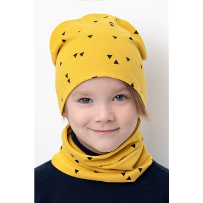 Комплект желтый, треугольники Crockid