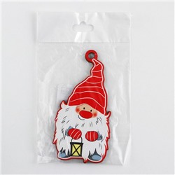Ёлочная игрушка новогодняя «Гном», на Новый год, 4,9 х 9,7 см