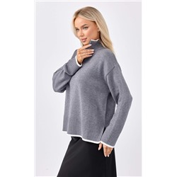 Джемпер FW-3519 grey melange