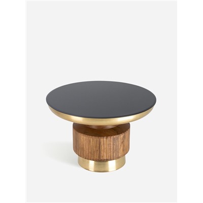 Столик журнальный «Грильяж», 76×76×51 см, железо, дерево