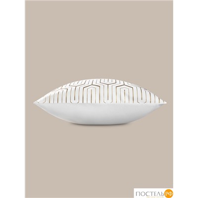 ESTIA КОСМА бел./зол. Декоративная подушка 45х45, 1 пр., 100% полиэстер