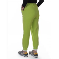 2619 LT. GREEN Брюки спортивные утепленные женские (85% хлопок, 10% полиэстер, 5% спандекс)