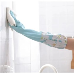 Перчатки для уборки с мягкой вставкой внутри, 45 см