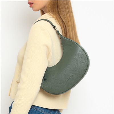 Женская кожаная сумка Richet 3244LNC 691 Серый