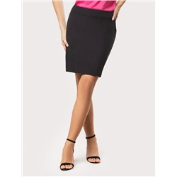 Мини-юбка из эластично поливискозы без подкладки