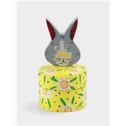 Шкатулка «Заяц», 9×9×16 см, дерево