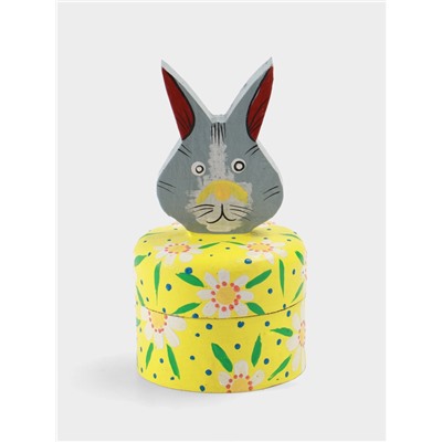 Шкатулка «Заяц», 9×9×16 см, дерево