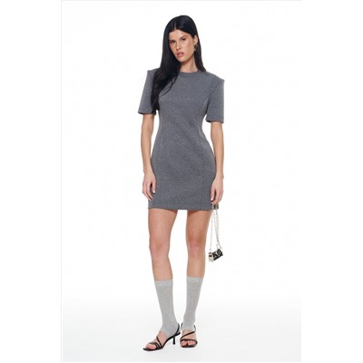 Платье KaVaRi 1143 серый-меланж