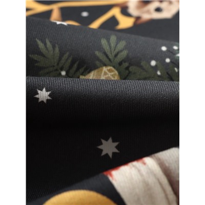 Набор салфеток сервировочных «Этель» Fairy tale, 40×40 см - 4 шт., чёрные