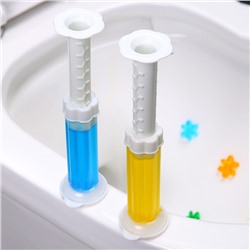 Гель-дозатор освежающий антибактериальный для унитаза, 1 шт. (40 мл. = 12 порций)