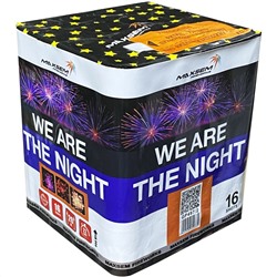 Фейерверк GP497/2 Звёздная ночь / We are the night (0,8" х 16)