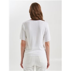 Джемпер вязаный с короткими рукавами