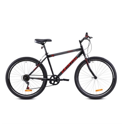 Велосипед 26" рама 17" 7sp KRYPTON TWINKLE TWO чёрный угольный