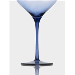 Бокал для вина Magistro «Иллюзия», 540 мл, 10×24 см, стекло, прозрачный, синий