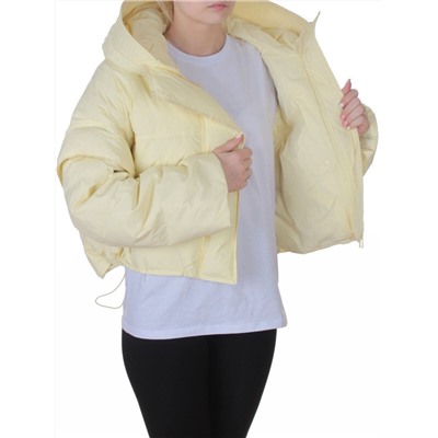 9518 YELLOW Куртка пуховая зимняя женская (пух)