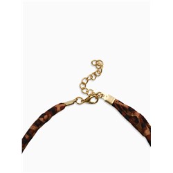 Колье с подвесками «Леопард. Новый стиль», 40 см, светло-коричневый, в золоте