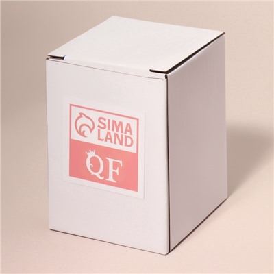 Органайзер для для ватных палочек, с крышкой, d=7×10.5 см, в коробке, полупрозрачный/чёрный