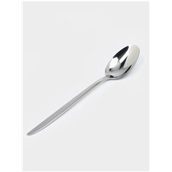 Набор столовых ложек Magistro Flow, 20.7 см, 6 шт., толщина 3 мм, нержавеющая сталь, серебристый