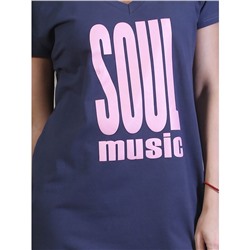 Платье женское soul music КЛП1469П5 серый