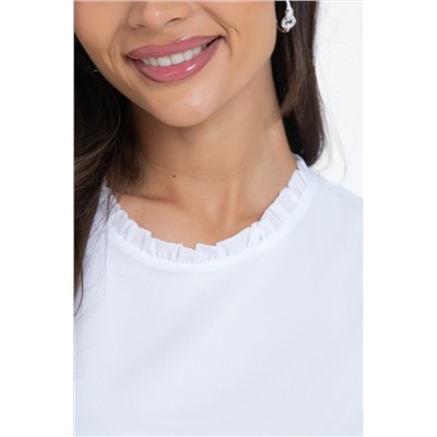 Блузка шифоновая белого цвета