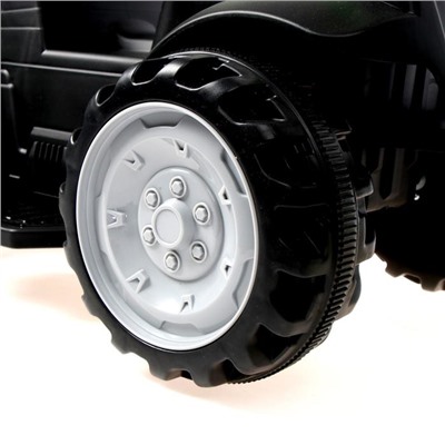 Детский электромобиль «Трактор», с прицепом, цвет жёлтый