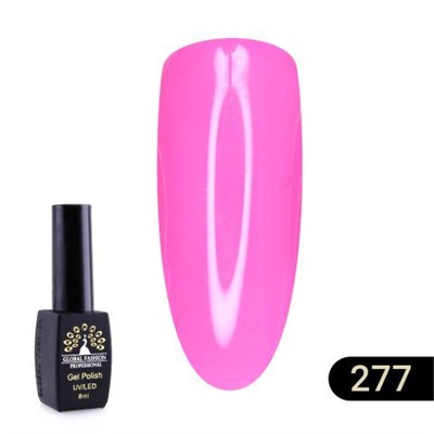 Гель лак Global Fashion BLACK ELITE 277, 8 мл