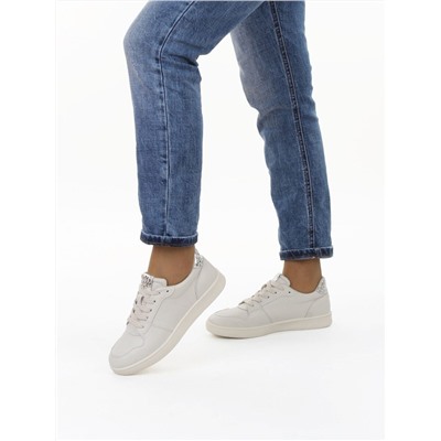 03-A1019-2 LT. BEIGE Полуботинки спортивные женские (натуральная кожа)