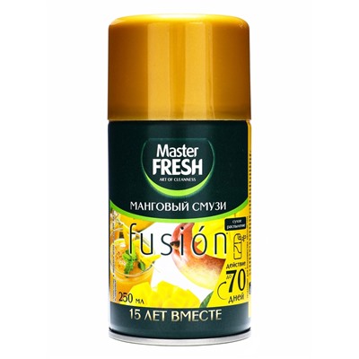 Освежитель воздуха Master FRESH GOLD, сменный балон,  Манговый смузи 250 мл