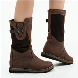 Монголки женские коричневые войлок