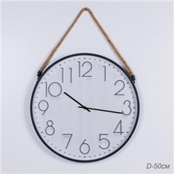 Часы настенные 50 см на веревке / 8391B /уп 6/