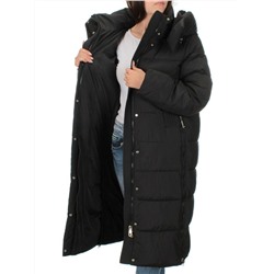 2109 BLACK Пальто зимнее женское (200 гр. холлофайбер)