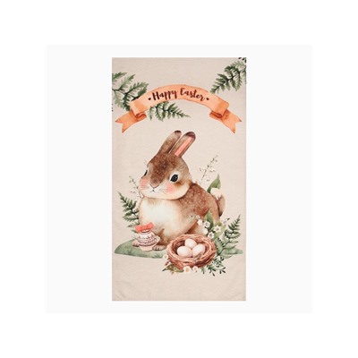 Полотенце кухонное «Этель» Happy Easter, 40×73 см, 100% хлопок, саржа 190 г/м²
