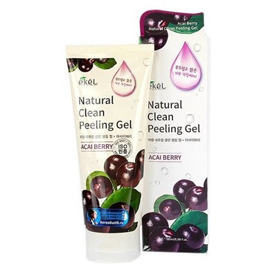 Пилинг-скатка для лица с экстрактом ягод асаи Ekel Acai Berry Natural Clean Peeling GelКорейская косметика по оптовым ценам. Популярные бренды Корейской косметалогии в интернет магазине ooptom.ru.