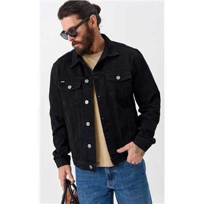 Куртка джинс P011-1336Rus black