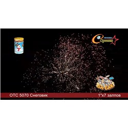 Фейерверк ОТС 5070 Снеговик (1" х 7)