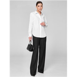 Блузка белая с запонками