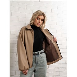 Куртка Поверь в мечту (бежевая) Б15154-7М