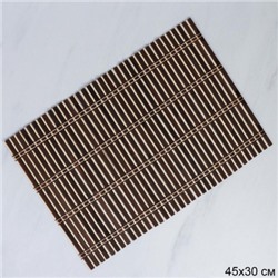 Салфетка для стола Бамбук 30х45 см / BBD42 /уп 63/ темно-коричневая