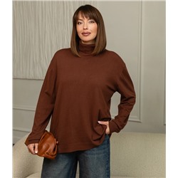 Водолазка #ОКТ08, шоколадный