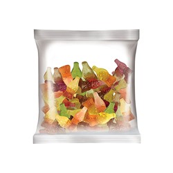 «KrutFrut», мармелад жевательный с двойными вкусами кола и лайм, вишня и кола, кола и ваниль (упаковка 0,5 кг)