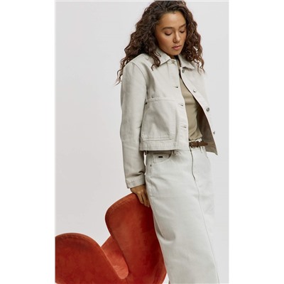 Куртка джинс F612-1269 l.beige