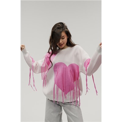 Свитер трикотажный Сердце