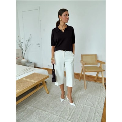 Футболка-поло (вязаный трикотаж)