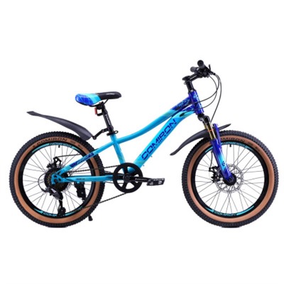 Велосипед 20" рама 10" 7sp COMIRON SMART синий
