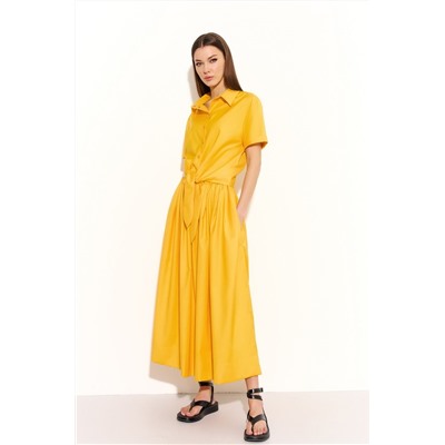 DiLiaFashion 0752 желтый, Блуза,  Юбка