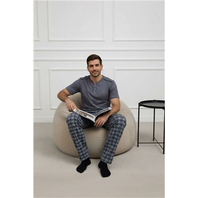 Пижама мужская Клетка С Арт. 10452