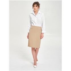 Блузка белая с длинным рукавом