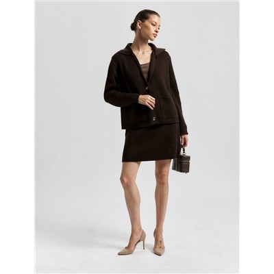 Юбка ODETTE, Горький шоколад